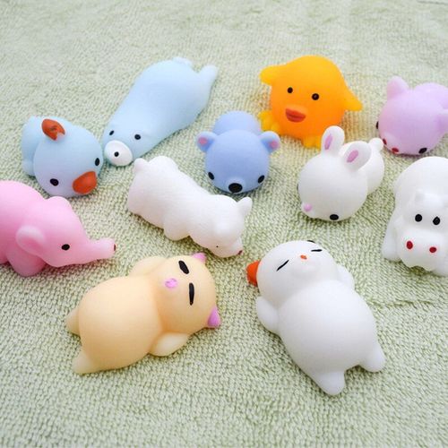 Jouets Animaux Anti-Stress, 1 Pièce, Jouets Anti-Stress, Mochi Animaux Mignons, Chat Kawaii, Jouet De Décompression, Cadeau