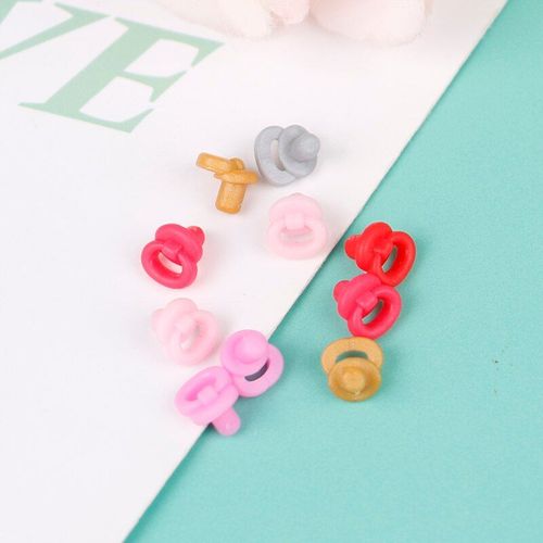 Mini Tétines Miniatures Pour Maison De Poupée, 10 Pièces, Jouets, Accessoires