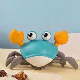 Crabe Qui Fuit Musical Électrique À Détection D'obstacles, Jouet Enfant, Jeu Éducatif Rechargeable En Forme D'animal, Idéal Comme Cadeau D'anniversaire