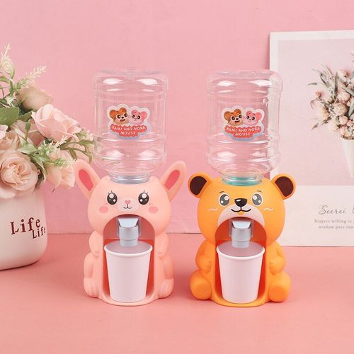 Mini Distributeur D'eau Pour Enfants, Cadeau Mignon, Eau Froide/Chaude, Jus De Lait, Fontaine À Boire, Simulation Cochon De Dessin Animé, Jouet De Cuisine