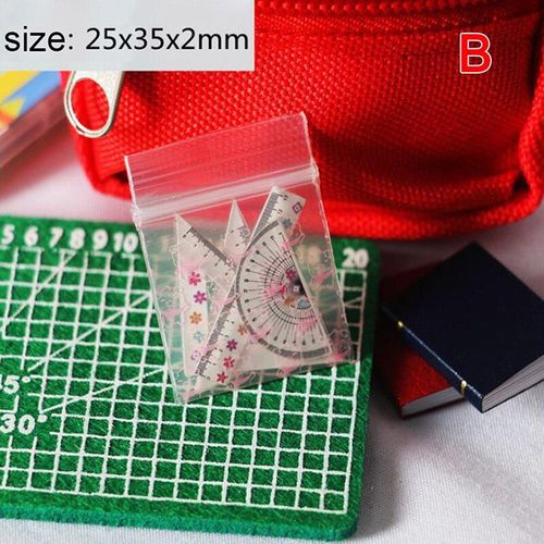 Ensemble De 4 Pièces Échelle 1:12 Pour Maison De Poupée, Tapis De Coupe Miniature, Ciseaux, Règle, Accessoires