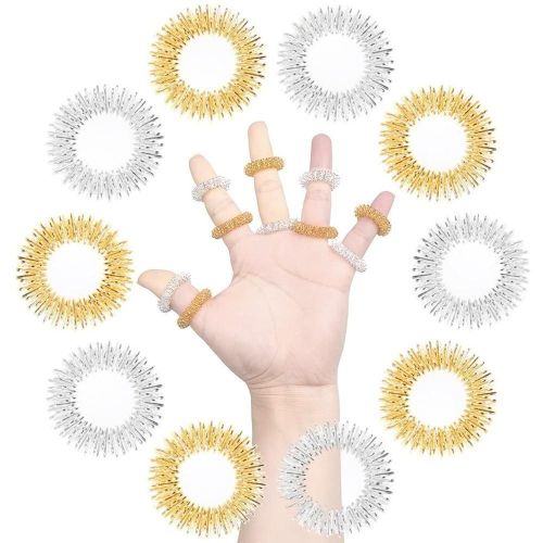 Mini Masseur De Doigts À Ressort, Outil De Massage, Décompression Aléatoire, Jouet De Couleur À La Maison, 1 Pièce, S6w8
