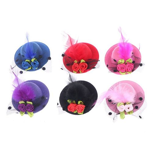 Chapeau De Poupée, Couvre-Chef, Accessoires De Bricolage, Épingle À Cheveux Pour Enfants, 5.8cm, Cadeau De Poupée, Nouveaux Jouets Pour Filles, Couleur Aléatoire, 1 Pièce, 2022