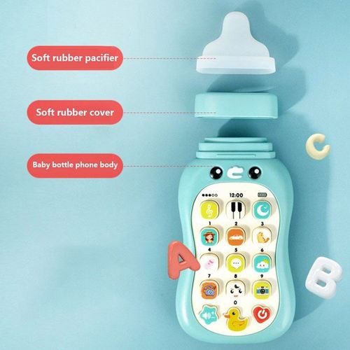 Bouteille De Musique Pour Téléphone Portable, Jouet, Tétine, Pour Bébé De 1 An Et Plus, Garçons Et Filles