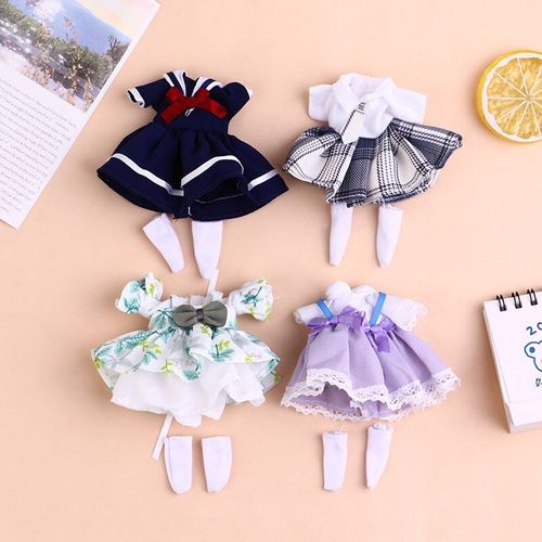 Vêtements Pour Poupées De 16 À 17cm, Chapeau, T-Shirt, Court, Accessoires, Costume, Jupe, Sweat À Capuche, Chaussures Pour Filles, 1/8