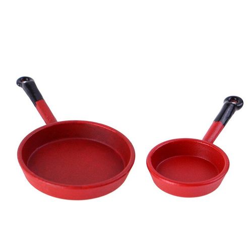Accessoires Pour Maison De Poupée 1:12, 1 Ensemble D'ustensiles De Cuisine Miniatures, Petite Poêle À Frire, Modèle D'accessoires Jouets, Offre Spéciale
