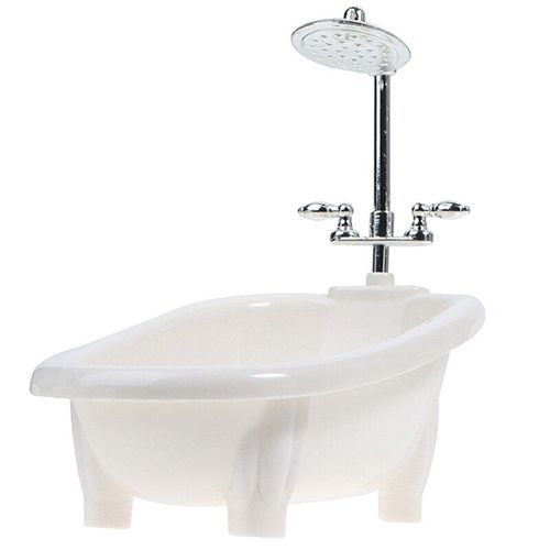 Meubles De Baignoire Électriques Miniatures Pour Maison De Poupée 1/6, Accessoires De Salle De Bain, Jouets Pour Enfants, 1 Ensemble