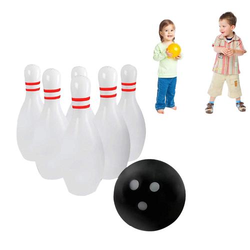 Jeu De Bowling Géant Pour Adultes Et Enfants, Pour L'intérieur Et L'extérieur, Moteur Éducatif Portable Et Durable Pour Enfants