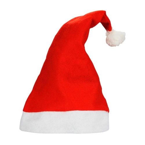 Chapeaux De Noël Rouges Épais Pour Adultes Et Enfants, Cadeaux De Nouvel An, Fournitures De Fête À Domicile