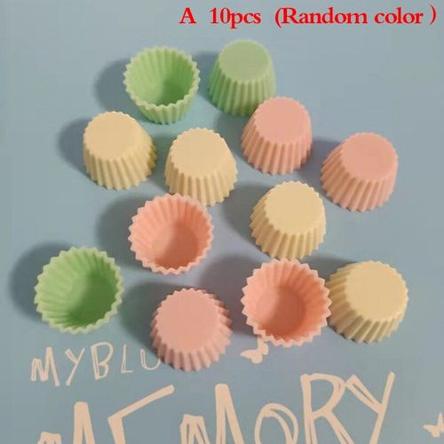 Simulation De Mini Gâteau En Résine, 10 Pièces/Ensemble, Modèle De Scène Alimentaire Miniature De Maison De Poupée À Faire Soi-Même, Accessoires