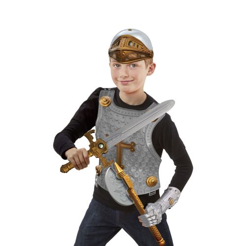 Armure De Chevalier Pour Enfants, Ensemble De Jeu De Bouclier Médiéval, Jouet Pour Enfants, Accessoires De Jeu De Rôle, Y Compris Plastron Bouclier Greaves
