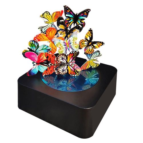 Sculpture Magnétique De Papillon En Métal, Jouet, Artisanat Éducatif, Personnalité, Sculpture Magnétique De Bureau Anti-Stress, Bureau