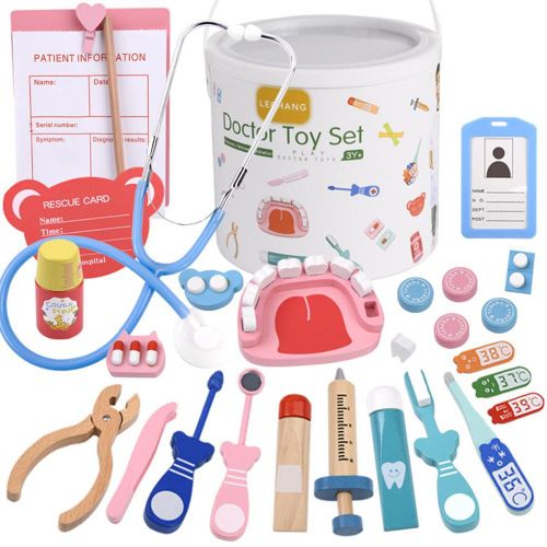 Ensemble De Jouets De Simulation De Docteur Pour Enfants, Jeu De Simulation De Maison Pour Fille Et Garçon Infirmière, Stéthoscope, Cosplay