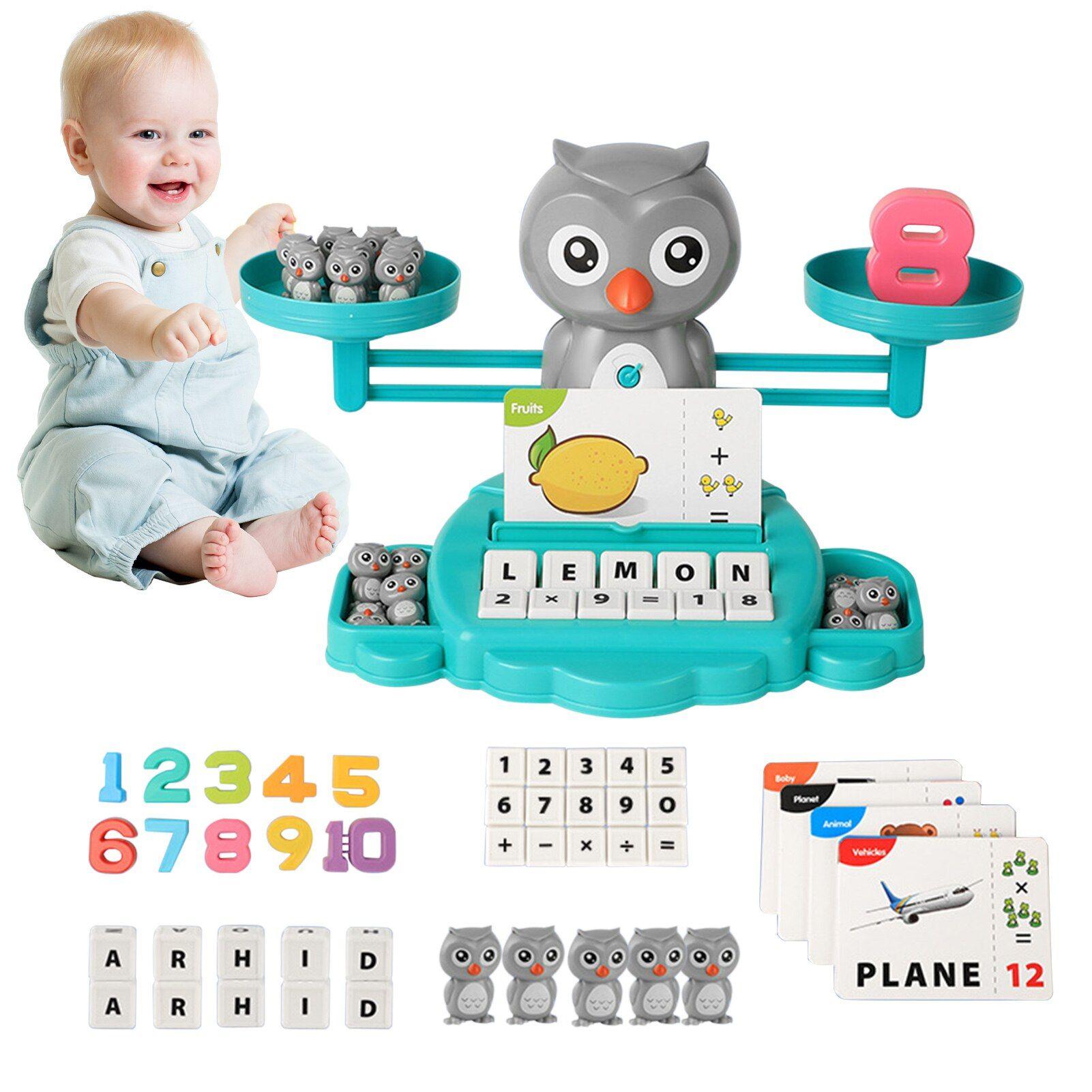 Jouets Montessori pour bébés, dinosaure, jeu de comptage d'équilibre  mathématique, jouet pour tout-petits, cadeau