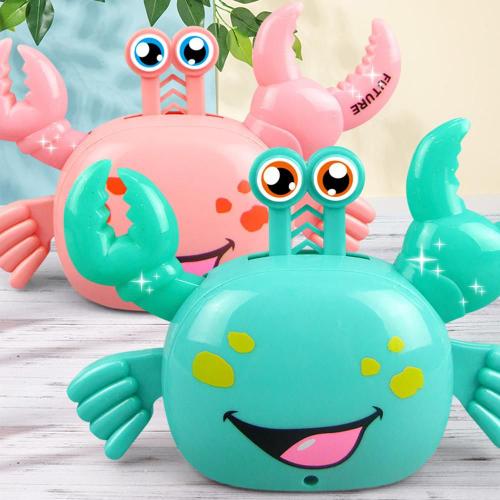 Crabe Électrique De Dessin Animé Marchant À 360 Degrés, Avec Musique Led, Jouets Éducatifs Pour Enfants, Cadeau