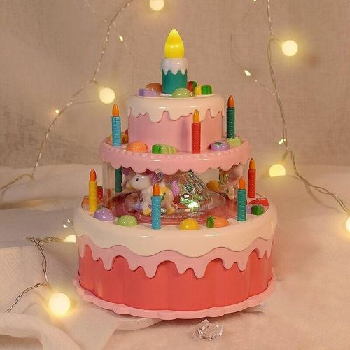 Bougie Électrique Pour Enfants, Jouet Pour Garçons Et Filles, Cadeau D'anniversaire, Induction De Musique Légère, Simulation De Maison