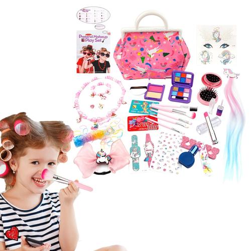 Kit de maquillage pour filles 28 pi ces pour enfants de 3 8