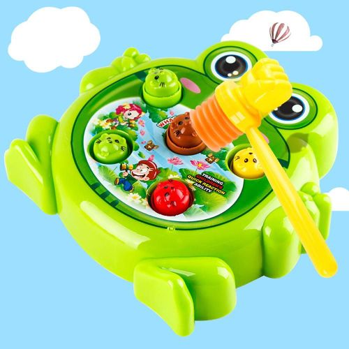 Jouet Électrique En Plastique Pour Enfants De 0 À 12 Mois, Grenouille Amusante, Hamster Interactif, Machine De Jeu