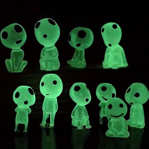 Figurine Elfes Lumineuse, 10 Pièces, Mini Poupée D'action, Ornements D'arbre Qui Brillent Dans La Nuit, Décoration De Jardin, Terrasse D'aquarium