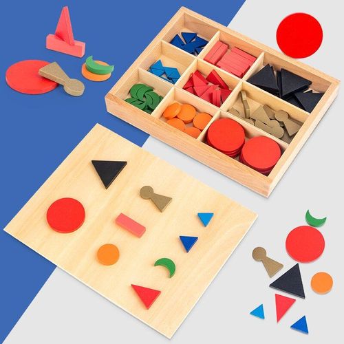 Jouet Montessori En Bois Pour Apprendre La Langue, Symboles, Exercices De Base, Méthode Préscolaire, Avec Boîte