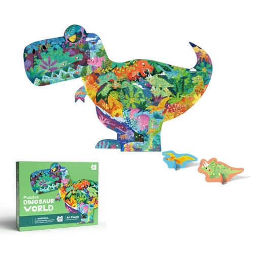 Puzzle Dinosaure/Rhino/Baleine/Bateau De Pirate, Jouets Animaux En Papier Pour Enfants, Jouets Éducatifs Précoces, Cadeau