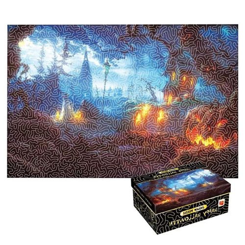 Mini Puzzle D'halloween De 1000 Pièces, Jouets Éducatifs À Assembler Pour Enfants