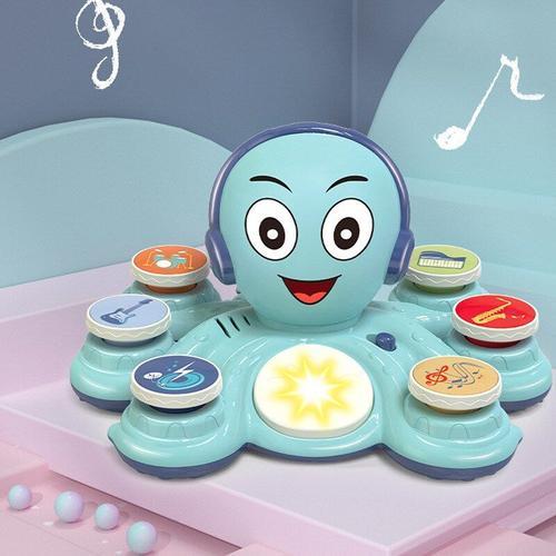 Jouet Électrique De Musique De Dessin Animé, Rock Amusant, Petite Pieuvre, Jouet Interactif Pour Parents Et Enfants, Instrument De Musique, Cadeaux Pour Enfants