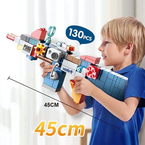 Lot De 130 Armes À Feu De Grande Taille Pour Enfants, Jouets Éducatifs, Blocs De Construction, Robot À Assembler, Cadeau De Noël