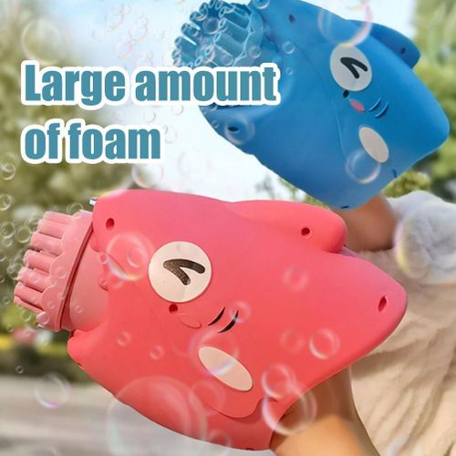 Pistolet À Bulles De Requin Pour Enfants, Jouets D'été, Souffleur De Savon, Machine Électrique, Jouets D'extérieur, Cadeau