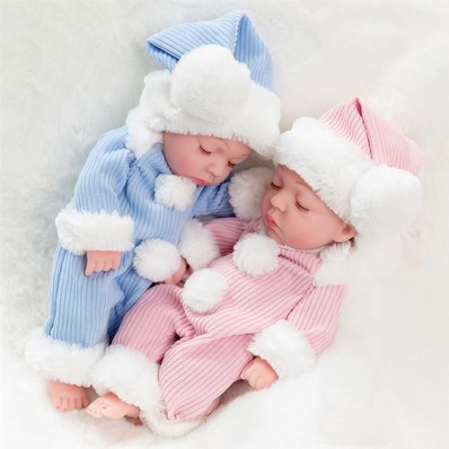 Poupée Réaliste Pour Nouveau-Né Garçon Et Fille, Jouet En Vinyle Souple, Compagnon De Jeu, Mini Réaliste, Cadeau D'anniversaire, 25cm