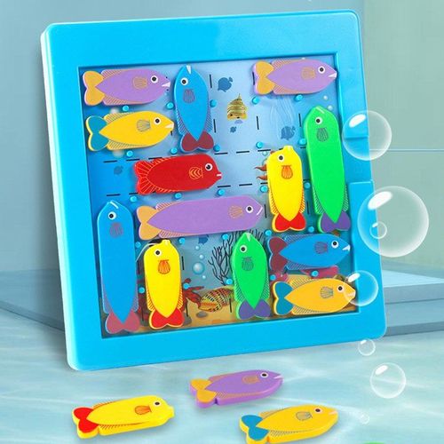 Jeu De Société Puzzle Petit Poisson À Travers Labyrinthe, Liquidation Des Douanes, Voiture Pour Enfants, Formation À La Concentration, Éducation Précoce, Échecs