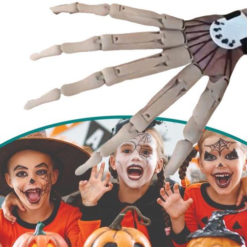 Gants Créatifs Avec Doigts Articulés Pour Halloween, Pattes Articulées Flexibles, Accessoires De Costume Cosplay Pour Fête D'halloween, Modèle De Main, Cadeau