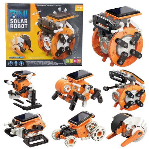 Robot À Énergie Solaire 7 En 1, Projets De Tige, Jouets, Expérience Scientifique Éducative, Kits De Construction, Bricolage, Cadeaux Pour Enfants