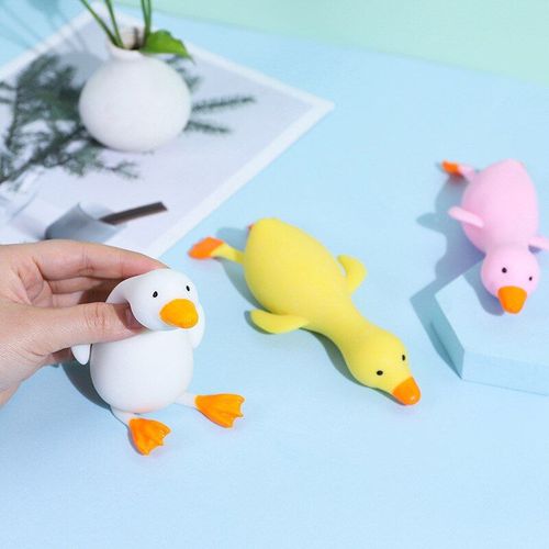 Boule Anti-Stress En Tpr Pour Enfant Et Adulte, Jouet Amusant Et Aléatoire, Canard De Dessin Animé, Soulagement Du Stress, Soulagement De L'écrasement, Animaux, Cadeaux, 1 Pièce