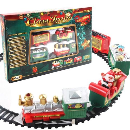 Ensemble De Train Électrique De Noël 2022, Ensemble De Train Sous Le Sapin, Ensemble De Train Électrique, Course, Transport Routier, Jouets Pour Enfants