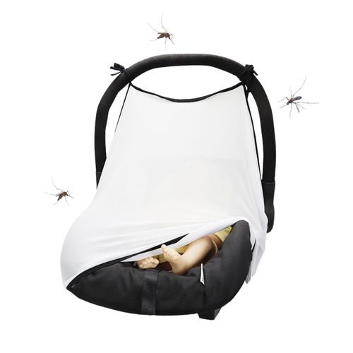 Moustiquaire Respirante En Maille Extensible Pour Poussette Et Berceau, Protection Contre Les Moustiques