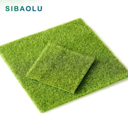 Gazon Vert Artificiel 30cm, Simulation De Forme Carrée, Modèle De Plante Miniature Pour La Maison, Décoration De Jardin Féerique, Accessoires Jouets