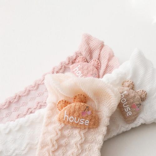 Chaussettes Fines En Maille Pour Bébé, Bas De Printemps Et D'été Pour Nouveau-Né, En Coton, Pour Enfants Garçons Et Filles, 3 Paires, De 0 À 5 Ans, En Option