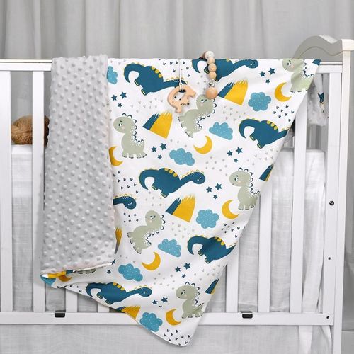 Couverture D'emmaillotage Pour Bébé, Imprimée De Dessin Animé, Double Couche, En Molleton De Corail, Pour Dormir En Douceur, Quatre Saisons, Literie Pour Nourrissons