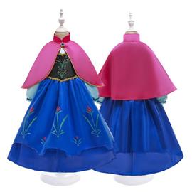 Robes pour enfants pour filles été Vestido Raiponce vêtements congelés  princesse Elsa Anna Belle Moana Minnie robe de fête d'anniversaire