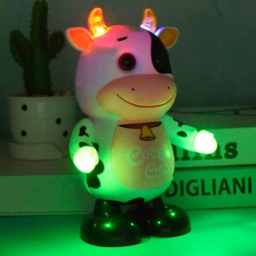 Robot Dansant Électrique Pour Enfants, Son, Musique Légère, Bébé Mignon, Vache, Jouet Électrique, Chien Dansant, Meilleur Cadeau Pour Enfants
