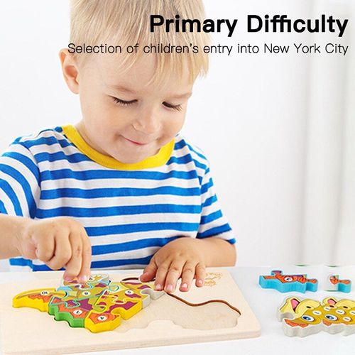 Puzzle Alphabet Numérique Dinosaure 3, Nouveau Style, Blocs De Construction, Cognitif 3d, Éducation Précoce, Puzzle Cadeau Pour Enfants