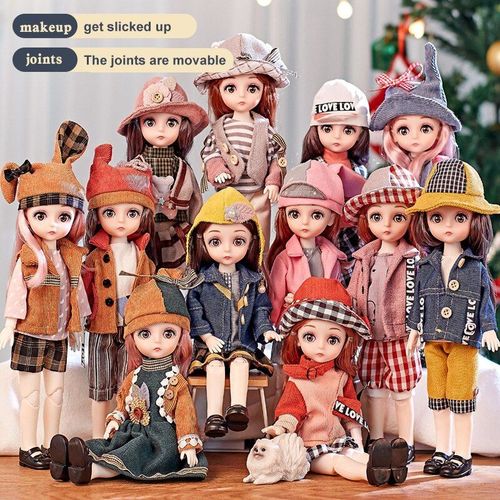 Poupée De Simulation Pour Filles De 30cm, Douze Constellations, Pendentif Clé, Maquillage, Jouets, Cadeaux D'anniversaire, Collection