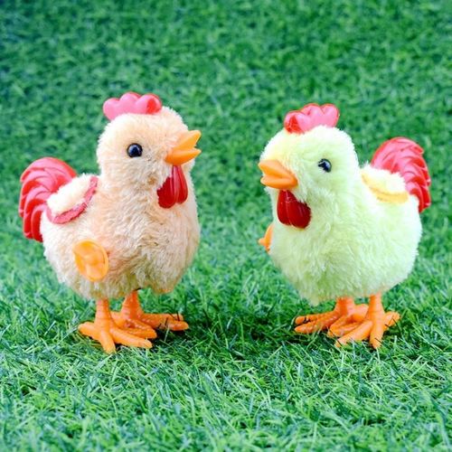 Jouet D'oiseau En Peluche Pour Enfants, Modèle De Coq À Enrouler, 8cm, Horloge, Drôle, Cadeau