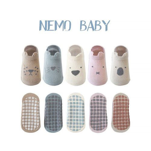 Chaussettes D'été En Coton Peigné Pour Bébé De 0 À 5 Ans, Respirantes, Antidérapantes, En Coton Pour Enfant En Bas Âge, Collection Printemps-Automne