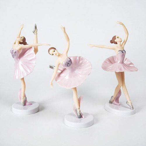 1/3/5pc Ballet Filles Gâteau Topper Danse Fille Poupée Décor De Gâteau D'anniversaire De Mariage Décor Bébé Fille Faveur Joyeux Anniversaire Fête Décoration