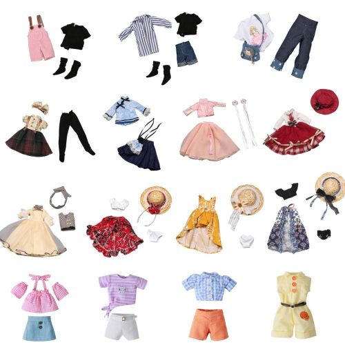 Vêtements Pour Barbie Mini Décoration, 1 Ensemble, Tenue De Poupée De Style Différent, Compacte Et Délicate, Cadeau D'anniversaire