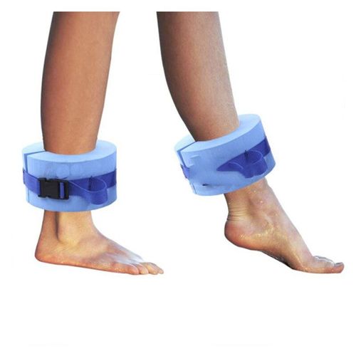 Une Paire De Disques De Natation En Mousse, Anneau De Flotteur, Poids De Natation D'eau, Poignets Pour Bras De Cheville