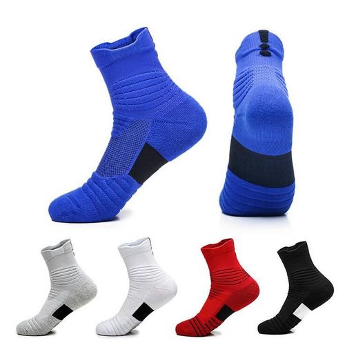 Chaussettes De Basket-Ball Pour Hommes, Antidérapantes, À Fond De Serviette, De Sport, De Bateau, En Éponge, Tube Court D'extérieur, De Course, À Séchage Rapide