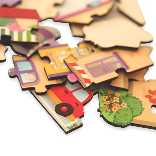 Maison En Bois Pour Enfants, Outils Sous-Marins, Camion, Puzzle, Jouet Éducatif, Cadeau D'anniversaire Pour Enfants